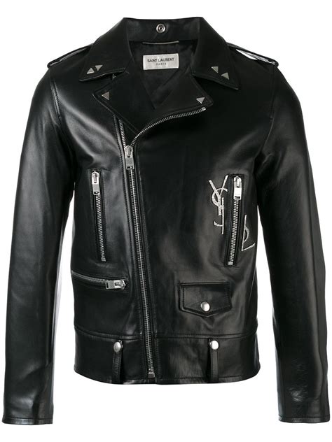 ysl biker jacket men